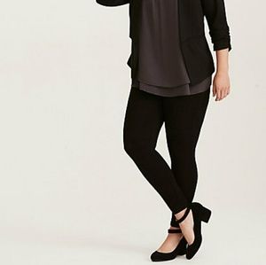 Slim Fix Pixie Pant - Black All-Nighter Ponte - 4